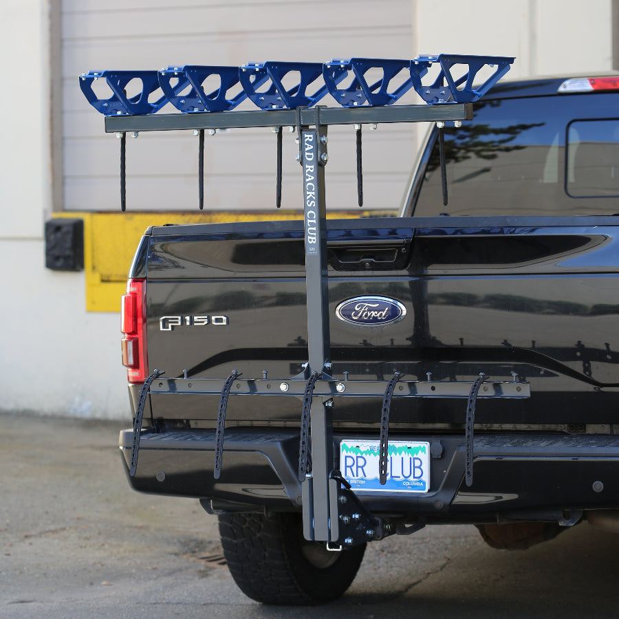 RAD RACKS bike rack on black ford blue baskets